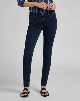 LEE SCARLETT DAMSKIE SPODNIE JEANSOWE DARK JONI L526PHWV