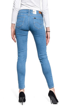 LEE SCARLETT SKINNY DAMSKIE SPODNIE JEANSOWE BRIGHT BLUE L526MANT