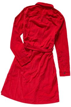 LEE SHIRT DRESS WARP RED L50AMRKG