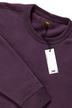 LEE SLEEVE POCKET CREW S DEEP PLUM L80BJRDSA