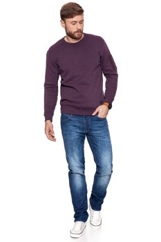 LEE SLEEVE POCKET CREW S DEEP PLUM L80BJRDSA