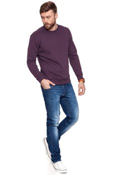 LEE SLEEVE POCKET CREW S DEEP PLUM L80BJRDSA