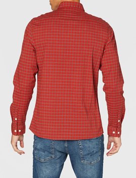 LEE SLIM BUTTON DOWN MĘSKA KOSZULA RED OCHRE L66XRQOE