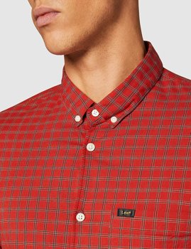 LEE SLIM BUTTON DOWN MĘSKA KOSZULA RED OCHRE L66XRQOE