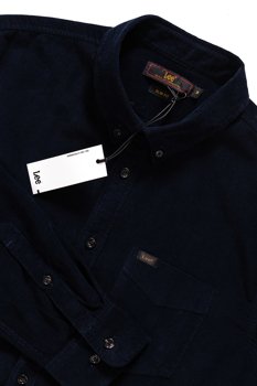 LEE SLIM BUTTON DOWN MIDNIGHT BLUE L66VMRDB