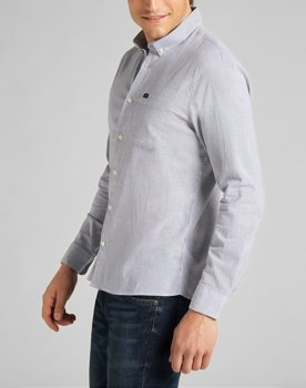 LEE SLIM BUTTON DOWN NAVY L66XMC35