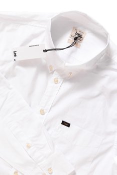 LEE SLIM BUTTON DOWN WHITE L66VOA12