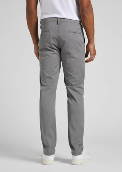 LEE SLIM CHINO MĘSKIE SPODNIE MATERIAŁOWE STEEL GREY L71LTY65