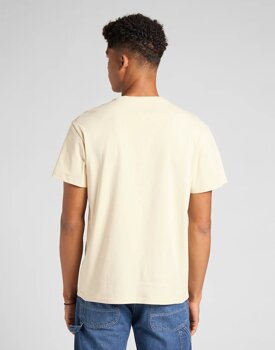 LEE SS CANT BUSTEM TEE BEIGE L60YFETL