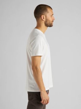 LEE SS TONAL GRAPHIC TEE MĘSKI T-SHIRT WHITE CANVAS L62WETRR