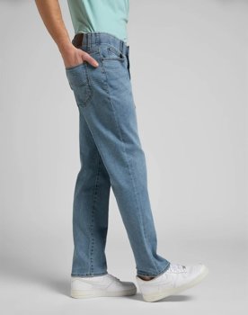 LEE STRAIGHT FIT XM MĘSKIE SPODNIE JEANSOWE FIELD BLUE L71WVTAG