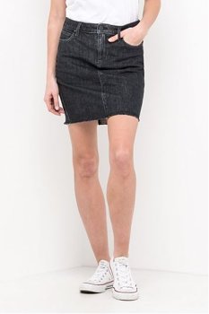 LEE Skirt AV DAMSKA SPÓDNICA JEANSOWA BLACK STONE L38JRGAV