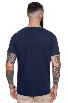 LEE T SHIRT LOGO TEE NAVY L64CAI35