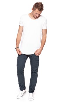 LEE T SHIRT SHAPED TEE WHITE CANVAS L60FOZRR