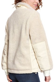 LEE TEDDY HALF ZIP SWS OFF WHITE L36DVFMK