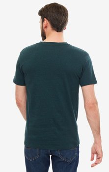 LEE ULTIMATE POCKET MĘSKA KOSZULKA T-SHIRT DK BOTTLE GREEN L66JWTBB