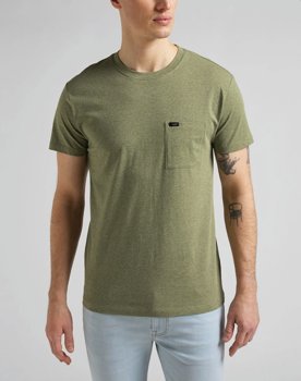 LEE ULTIMATE POCKET TEE MĘSKI T-SHIRT KOSZULKA BRINDLE GREEN L66JWTUA