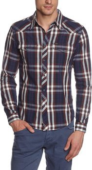 LEE WESTERN SHIRT NAVY L643PF35