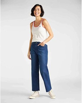 LEE WIDE LEG DAMSKIE SPODNIE JEANSOWE JEANSY L30SLTHF