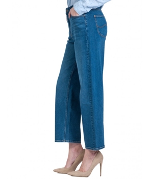 LEE WIDE LEG DAMSKIE SPODNIE JEANSOWE L30SLTGX