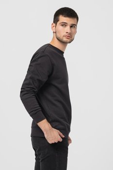 LEE WOBBLY SWS MĘSKA BLUZA LOGO WASHED BLACK L81MRYON