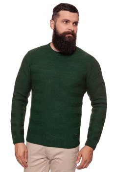 LEE WOOL STRUCTURE CREW FOREST GREEN L84XAEDF