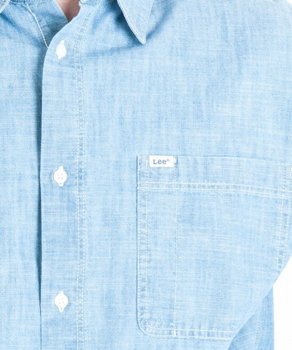 LEE WORKER SHIRT MĘSKA KOSZULA JEANSOWA JEANS WORKWEAR BLUE L67ZXQKR