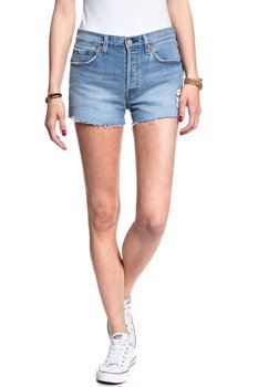 LEVI’S 501 DAMSKIE SPODENKI JEANSOWE SZORTY DŻINSOWE BLUE 323170125