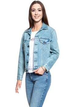 LEVI’S JAPAN BOYFRIEND TRUCKER JACKET DAMSKA KURTKA JEANSOWA JEANS DŻINSOWA BLUE 275500018