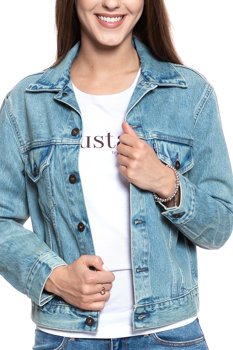 LEVI’S JAPAN BOYFRIEND TRUCKER JACKET DAMSKA KURTKA JEANSOWA JEANS DŻINSOWA BLUE 275500018