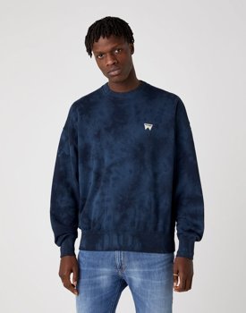 MĘSKA BLUZA WRANGLER CREW NAVY W6E4HA114