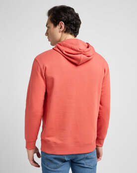 MĘSKA BLUZA Z KAPTUREM LEE PLAIN HOODIE POPPY 112353275