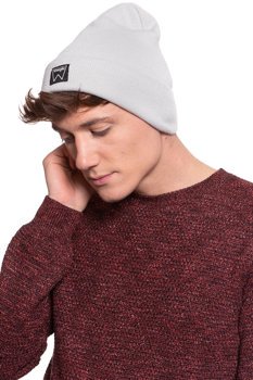 MĘSKA CZAPKA ZIMOWA WRANGLER BASIC BEANIE GLACIER GRAY W0U0UHM01