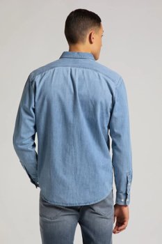 MĘSKA KOSZULA JEANSOWA LEE RIVETED SHIRT FROST BLUE L66IPLMJ