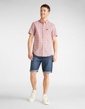 MĘSKA KOSZULA LEE LEE BUTTON DOWN SS PAPRIKA L886DGNI