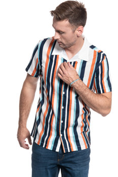 MĘSKA KOSZULA LEE SS BOWLING SHIRT REGULAR FIT  DESERT ORANGE  L68BTAOB