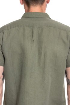 MĘSKA KOSZULA MATERIAŁOWA WRANGLER SS 1 PKT SHIRT DUSTY OLIVE  W5J1LOX45