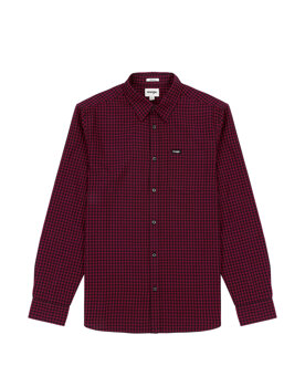 MĘSKA KOSZULA WRANGLER LS 1 PKT BUTTON DOWN RED DAHLIA 112345376