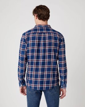 MĘSKA KOSZULA WRANGLER LS 1PKT BUTTON DOWN MARS RED  W5A33TX3A