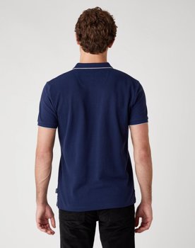 MĘSKA KOSZULKA POLO WRANGLER SS PIQUE POLO NAVY W7D5K4114