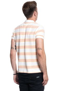 MĘSKA KOSZULKA POLO WRANGLER SS STRIPE POLO OFF WHITE W7F3K4737