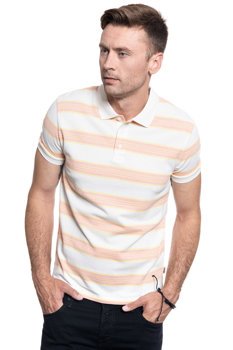 MĘSKA KOSZULKA POLO WRANGLER SS STRIPE POLO OFF WHITE W7F3K4737