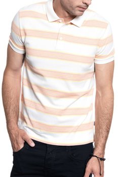 MĘSKA KOSZULKA POLO WRANGLER SS STRIPE POLO OFF WHITE W7F3K4737