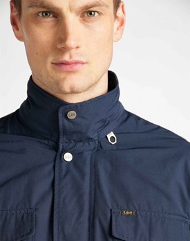 MĘSKA KURTKA PRZEJŚCIOWA LEE FIELD JACKET REGULAR NAVY L88RCY35