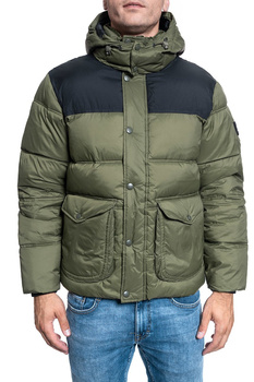 MĘSKA KURTKA ZIMOWA LEE PUFFER JACKET OLIVE GREEN L86NSZNX