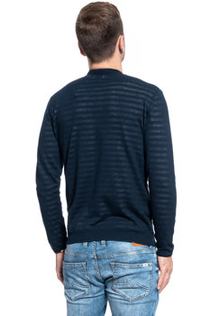 MĘSKI SWETER MUSTANG EMIL C STRIPE 1009131 5323