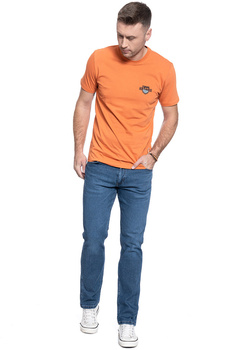 MĘSKI T-SHIRT LEE CHEST LOGO TEE DESERT ORANGE L61MFEOB