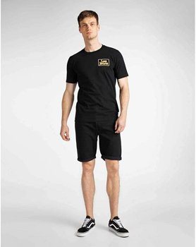 MĘSKI T-SHIRT LEE JEANS TEE REGULAR FIT BLACK L65LFE01