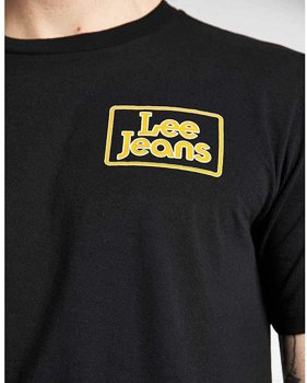 MĘSKI T-SHIRT LEE JEANS TEE REGULAR FIT BLACK L65LFE01