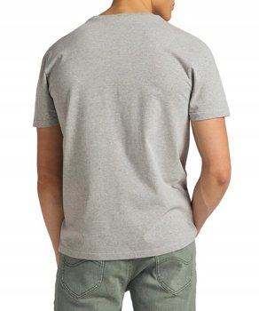 MĘSKI T-SHIRT LEE SS SUMMER LOGO GREY MELE L63LFE37